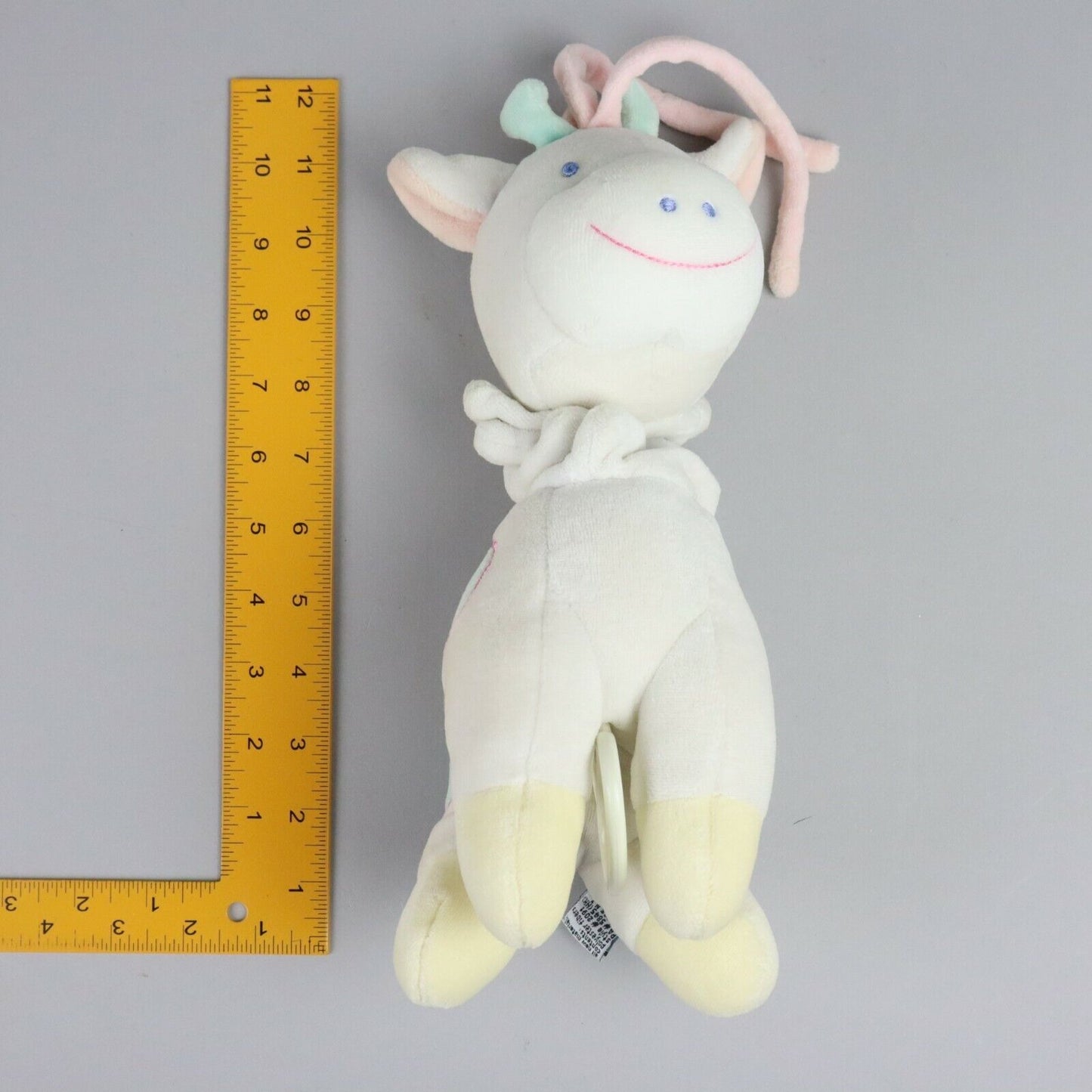 Little Me Pull String White Horse Baby Toy Plush