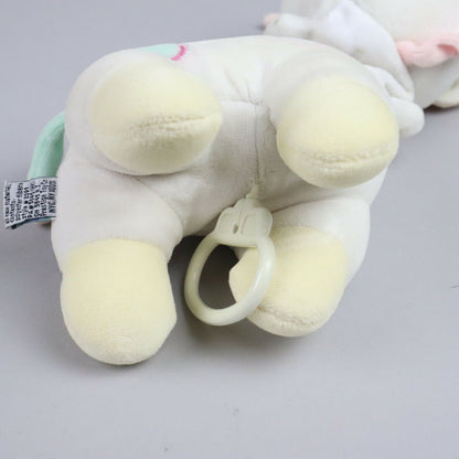 Little Me Pull String White Horse Baby Toy Plush