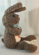 Animal Adventure 16" Brown & Beige Bunny Rabbit With Carrot Stuffed Plush