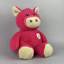 Animal Adventure Pink Pig Plush 12" Love the Lord Thy God with All Thy Heart