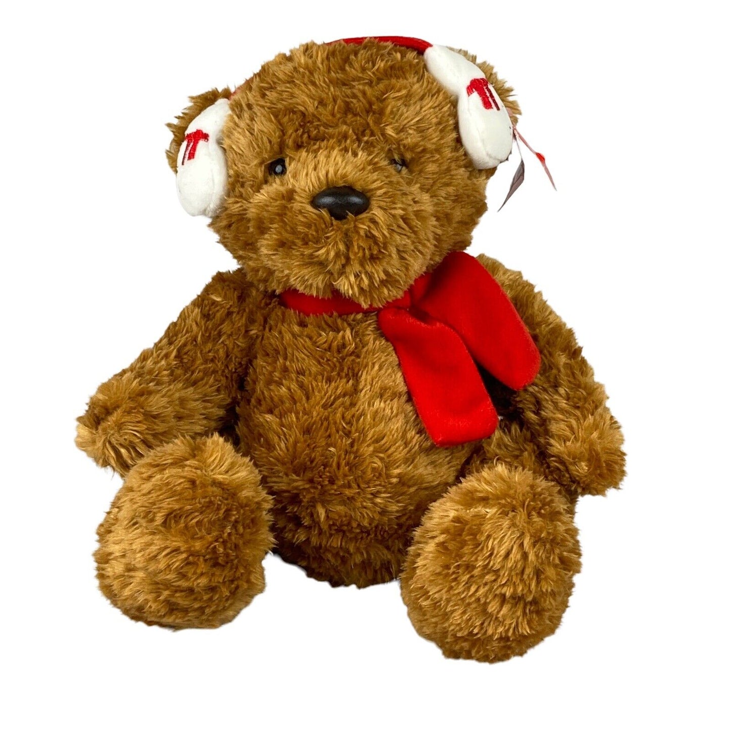 Aurora Plush Bear with Ear Muffs & Scarf