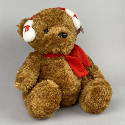 Aurora Plush Bear with Ear Muffs & Scarf