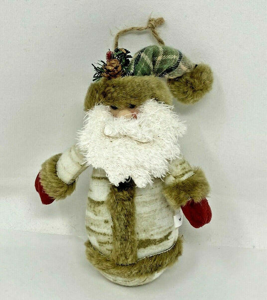 Christmas Santa Plush Ornament