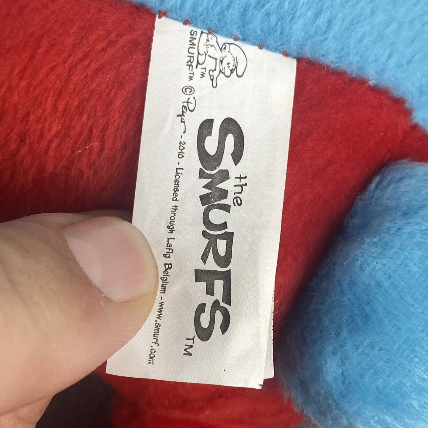 NOS Vintage Papa Smurf 20" Plush NANCO @Peyo 2010