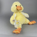 Commonwealth Yellow Duck Plush Holding Flower with Butterfly Stuffed Toy