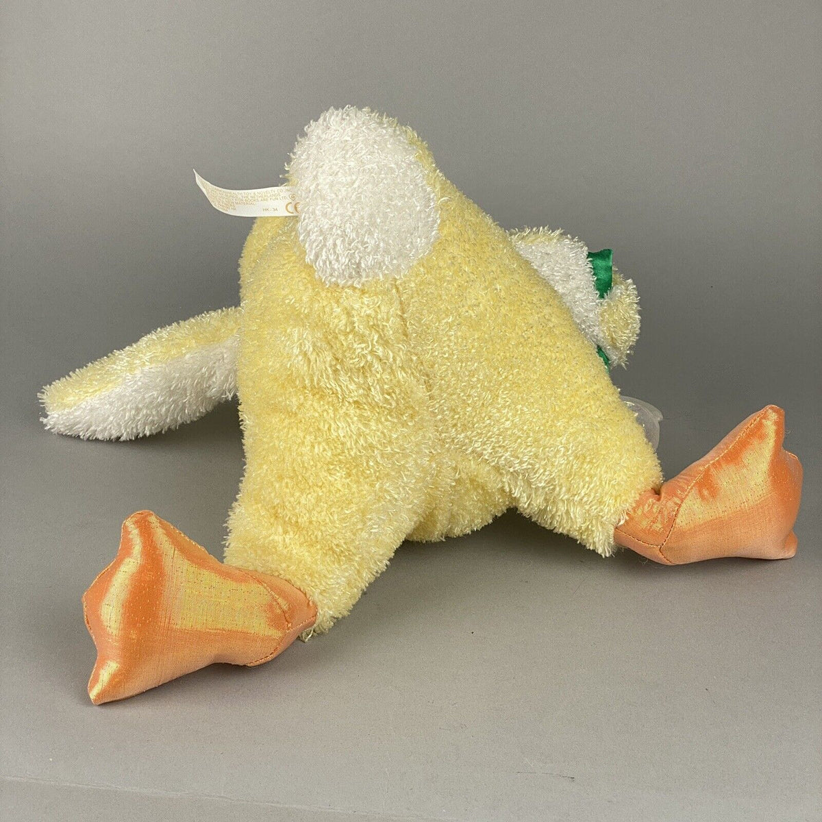 Commonwealth Yellow Duck Plush Holding Flower with Butterfly Stuffed Toy