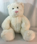 Build A Bear White Teddy Bear Stuffed Animal Plush Toy Soft