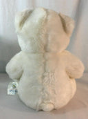 Build A Bear White Teddy Bear Stuffed Animal Plush Toy Soft