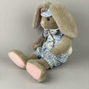 Vintage Commonwealth Easter Bunny Rabbit in a Plaid Outfit Plush Stuffed Animal