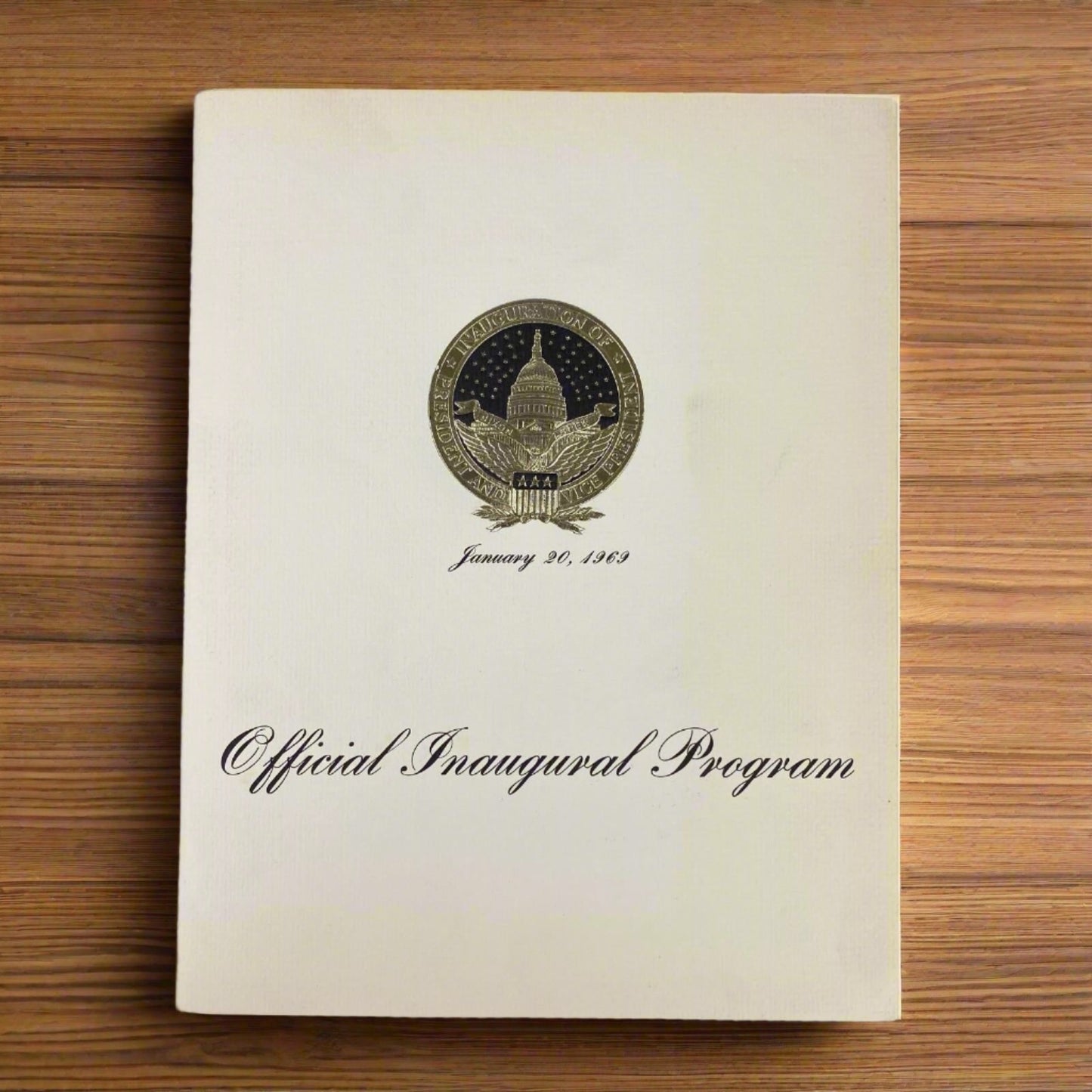 Richard Nixon President Official Inaugural Program January 20,1969