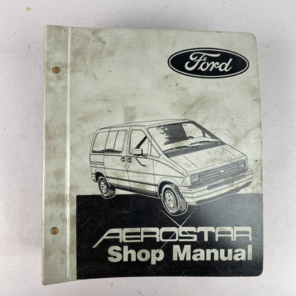 Ford Aerostar 1986  Shop Service Repair Manual