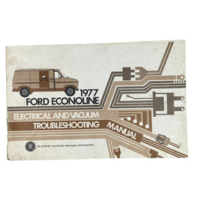 1977 Ford Econoline Electrical and Vacuum Troubleshooting Manual