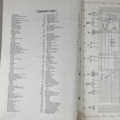 1988 Ford Scorpio Car Vacuum and Wiring Diagrams Manual