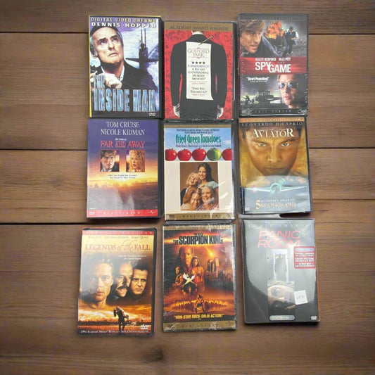 Lot Of 6 DVDs, Fried Green Tomatoes, Far and Away, Panic Room, and more