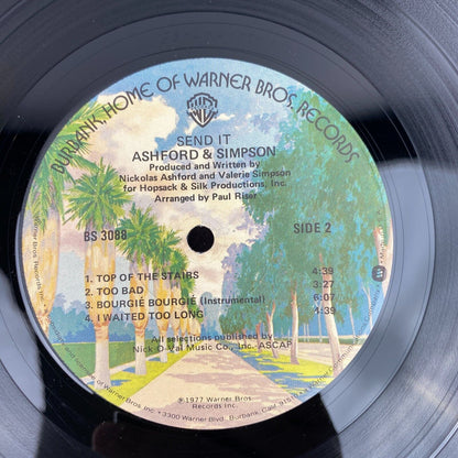 1977 Ashford and Simpson - Send It Vinyl Record