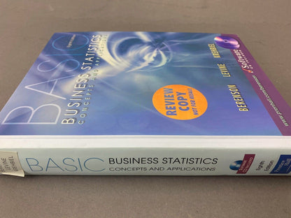 Basic Business Statistics Concepts and Applications Eight Edition with Disc