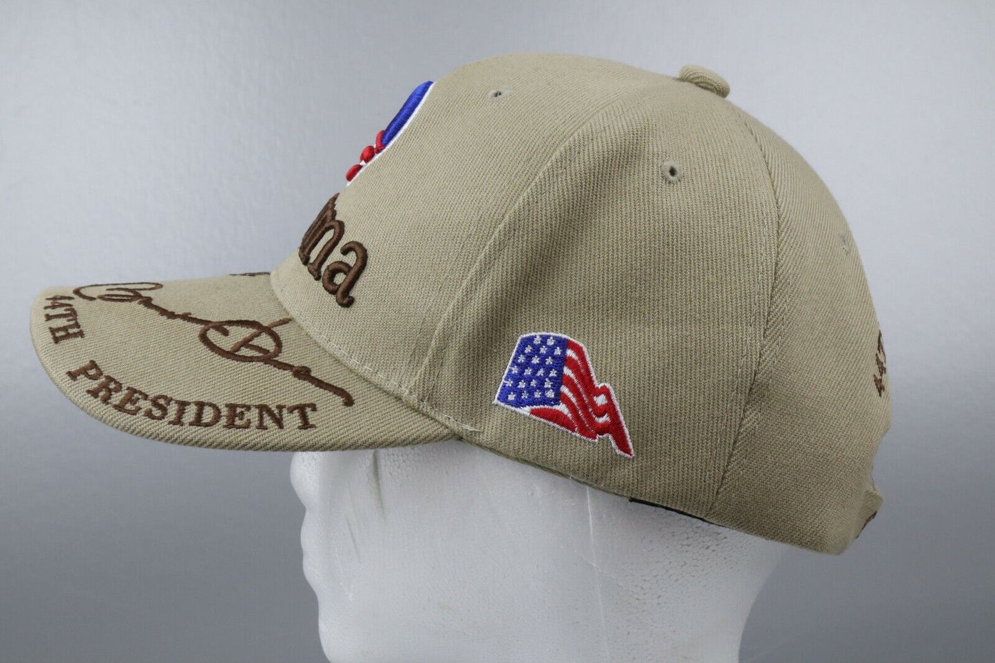 President Obama Tan/Brown Cap Hat City Hunter Cap Adjustable