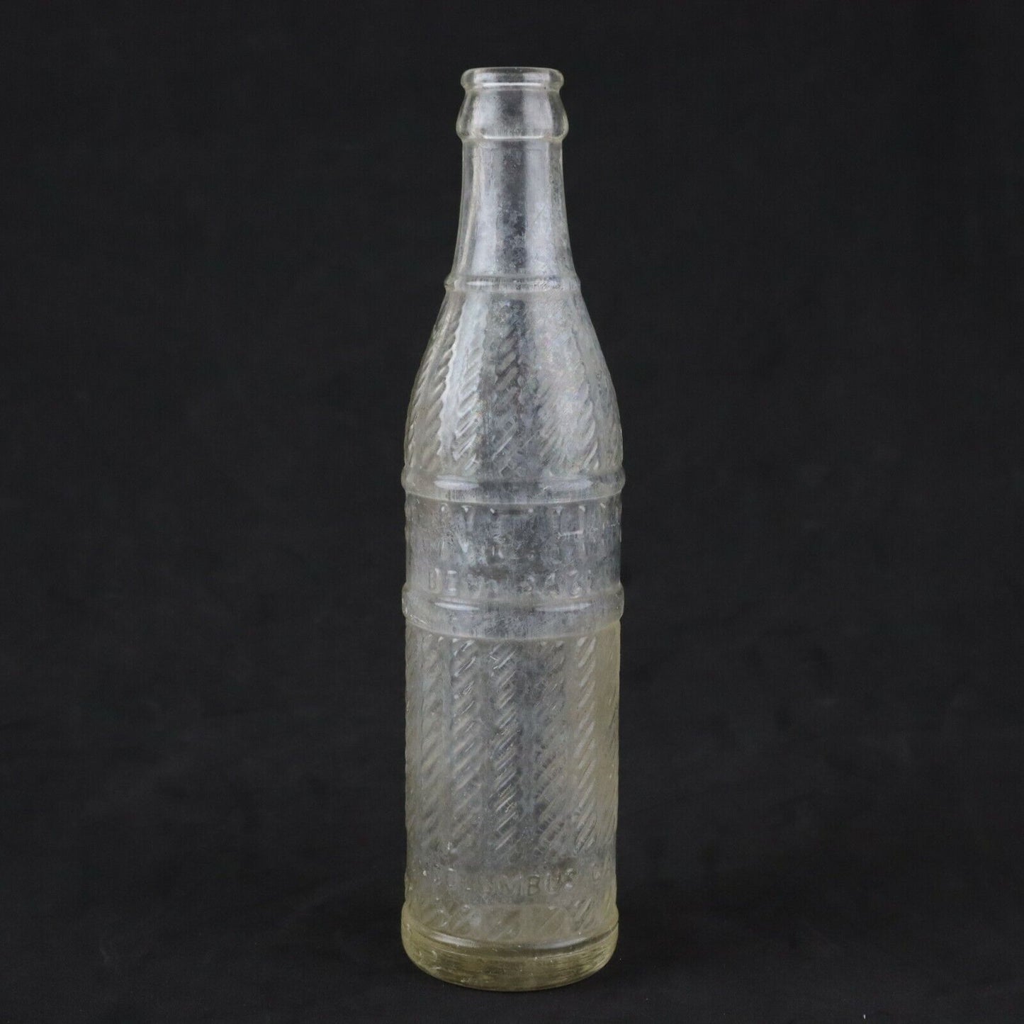 Antique Vintage NEHI Beverages 9 Fluid Ounce Glass Bottle, Columbus, GA, 9" tall