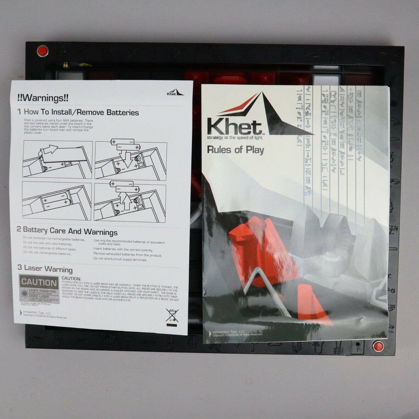 Khet The Laser Game, “Strategy at the speed of light”