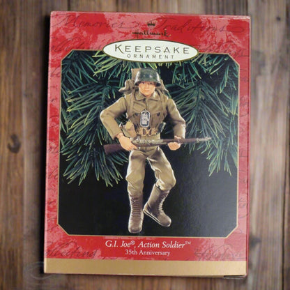 NEW VTG 1999 35th Ann. G.I. Joe Action Soldier Hallmark Christmas Ornament (F12)