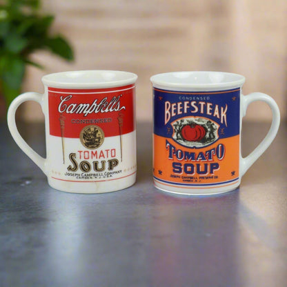 Set of 2 Campbell’s and Beefsteak Tomato Soup Mugs, 125th Anniversary Collection