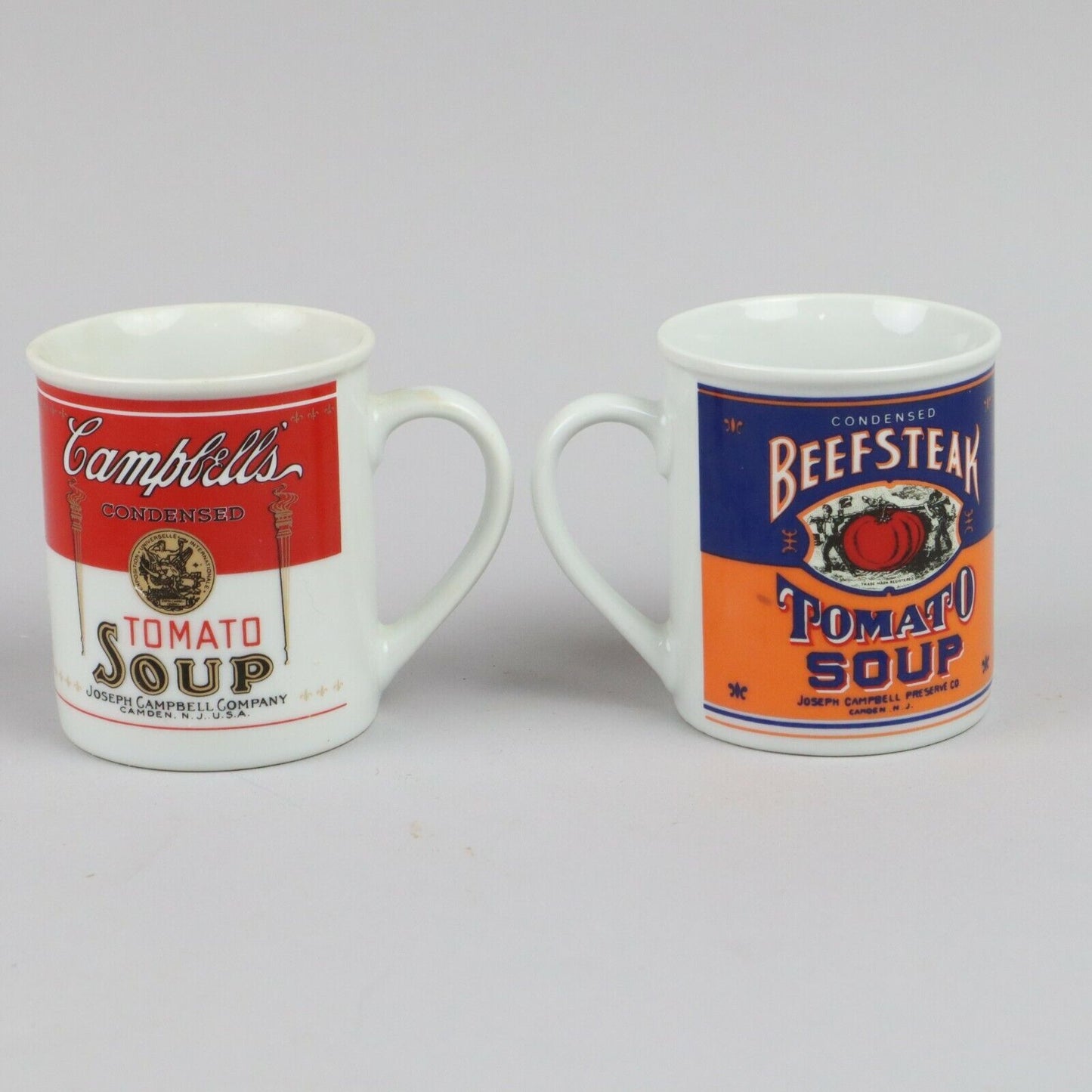 Set of 2 Campbell’s and Beefsteak Tomato Soup Mugs, 125th Anniversary Collection