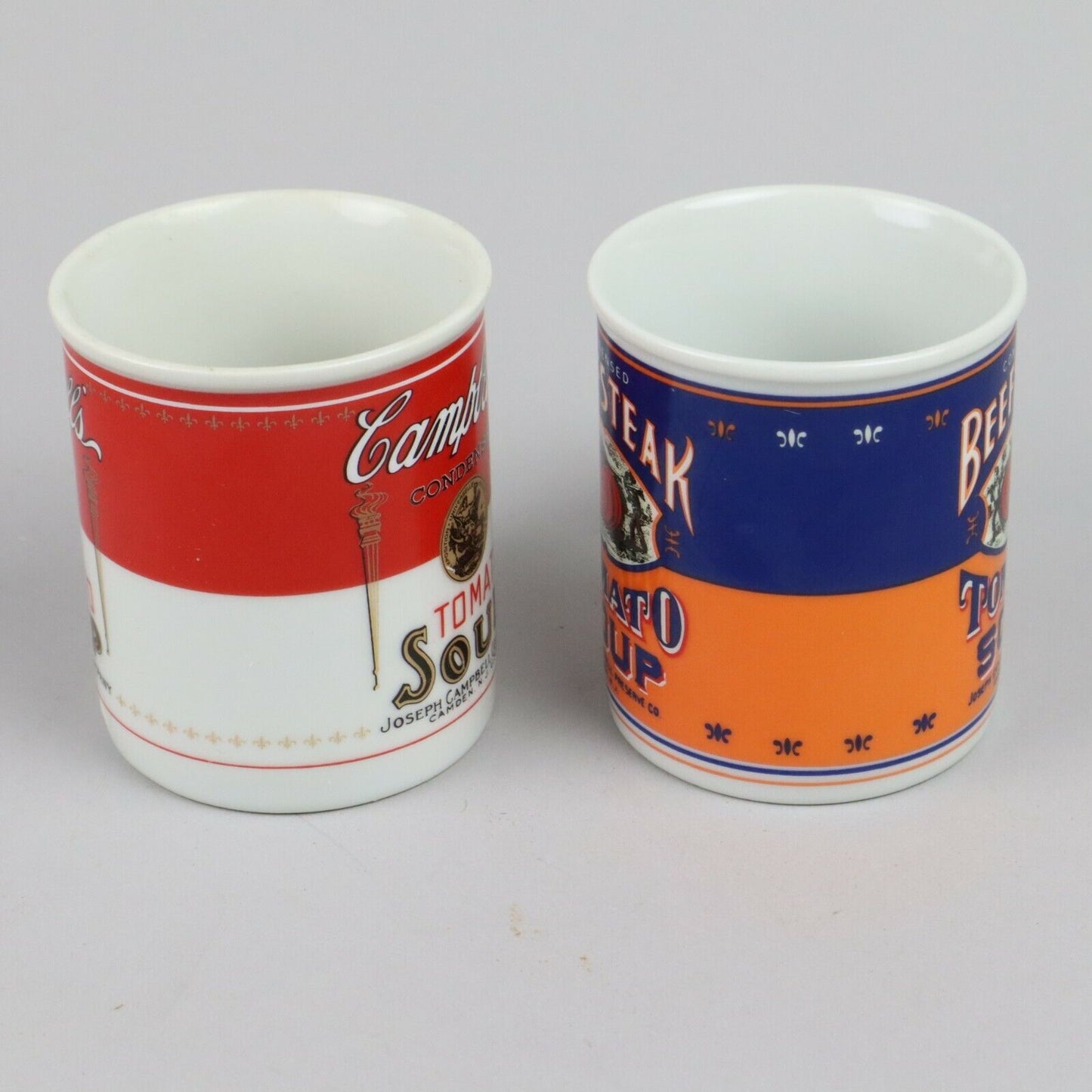 Set of 2 Campbell’s and Beefsteak Tomato Soup Mugs, 125th Anniversary Collection