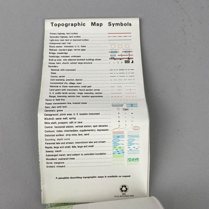 USGS Topographic Map 1990 Survey 30"x60" MA, NH, VT Northfield 42072-F3-TM-025