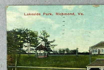 Antique Postcard: Lakeside Park, Richmond, Virginia