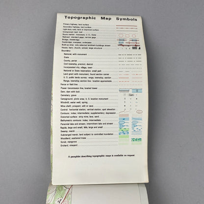 USGS Topographic Map 1988 Survey 30"x60" MA Cheshire 42073-E1-TM-025