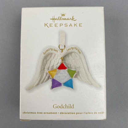 New Hallmark Godchild Angel Wings 2011 Ornament