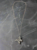 Silver Tone Butterfly Necklace