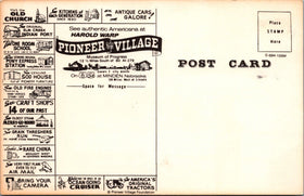 Vintage Postcard of Pioneer Village Minden, Nebraska