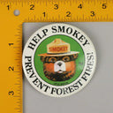 Vintage 3” Button Pinback Help Smokey Prevent Forest Fires