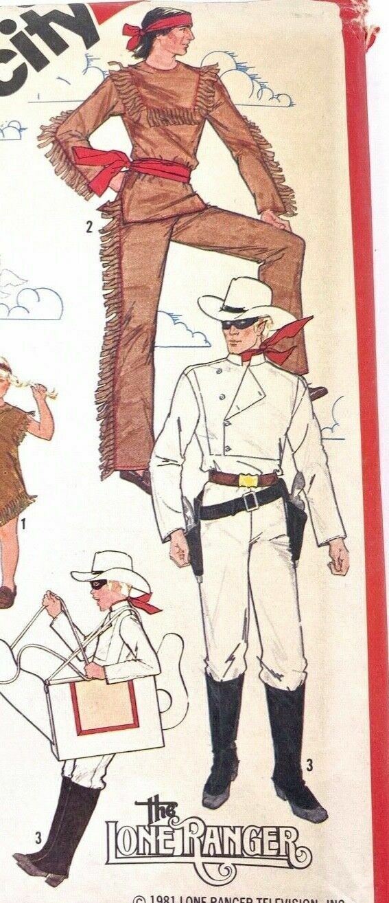 The Lone Ranger (1981) Vintage Simplicity Pattern 5298 - Medium Everybody