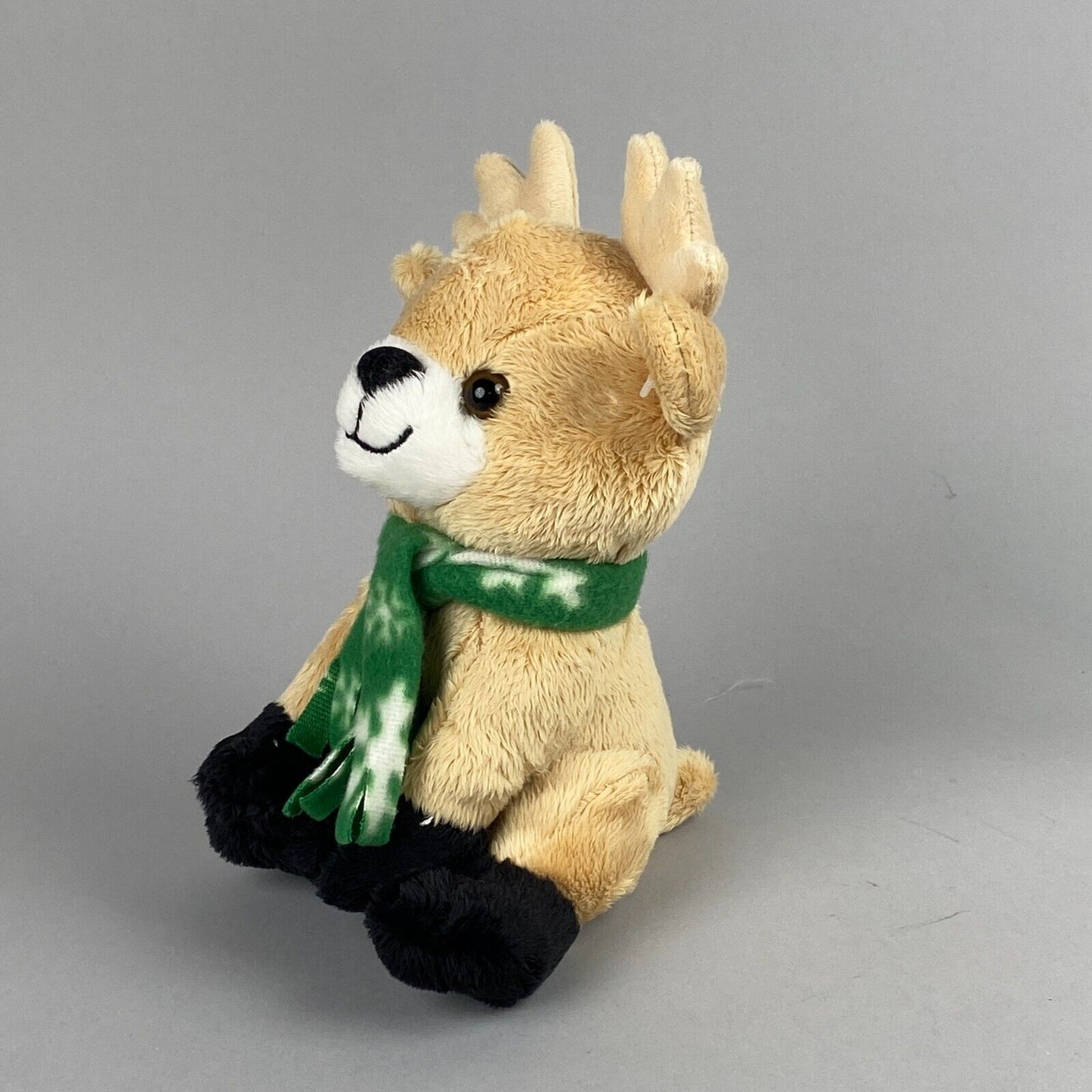 Animal Adventure Reindeer with Green Scarf Stuffed Animal 9"