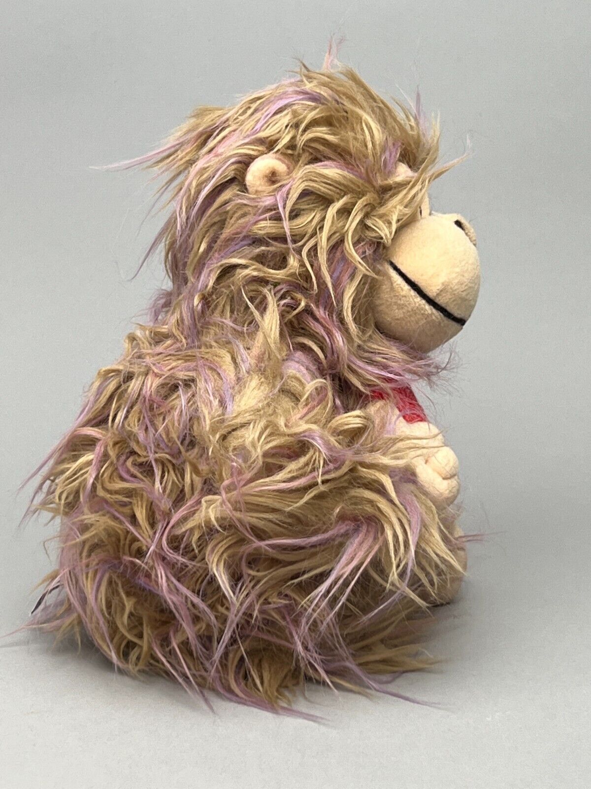 Aurora Monkey with Pink Hair Accents 8" Wild For You