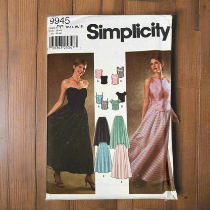 Simplicity Women's Formal Dress 9945 Sewing Patterns