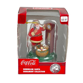 Coca Cola 75th Santa, Sundblom Santa Ornament Collection 8000058WMK