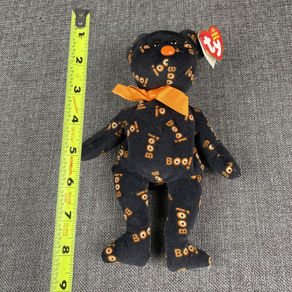 Ty Beanie Babies - YIKES The Halloween 8"5' Bear Hallmark Exclusive VG