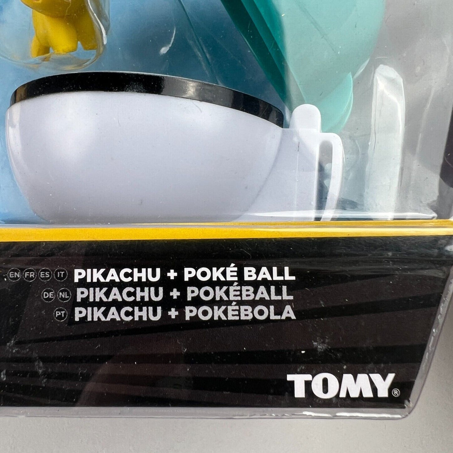 New Pokemon Pikachu Blue Poke Ball & Minifigure