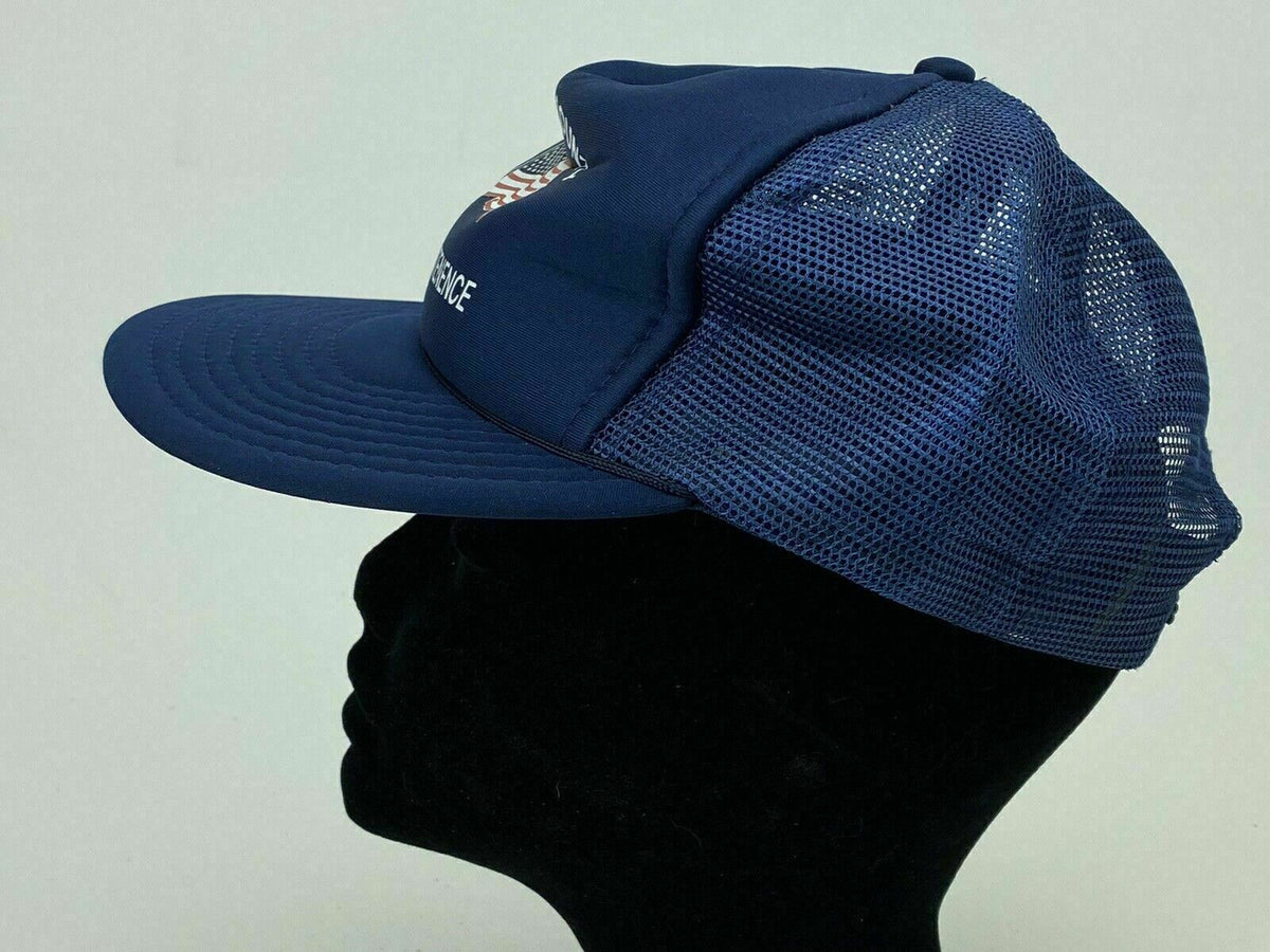 Kenda Vintage Gaston County School Maintenance Dark blue Mesh Hat