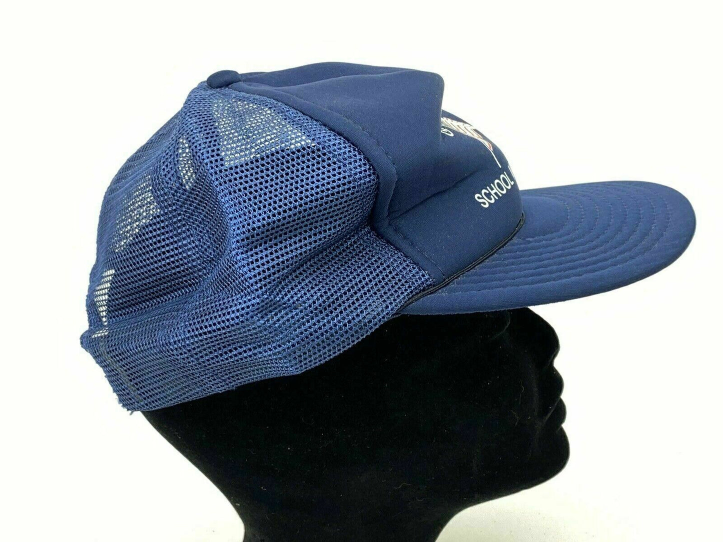 Kenda Vintage Gaston County School Maintenance Dark blue Mesh Hat