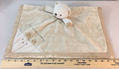 Carter’s Teddy Bear Security Baby Blanket "Cute And Cuddly..."