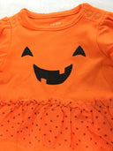 Just One You by Carter's Halloween Orange Bodysuit Footie 3M