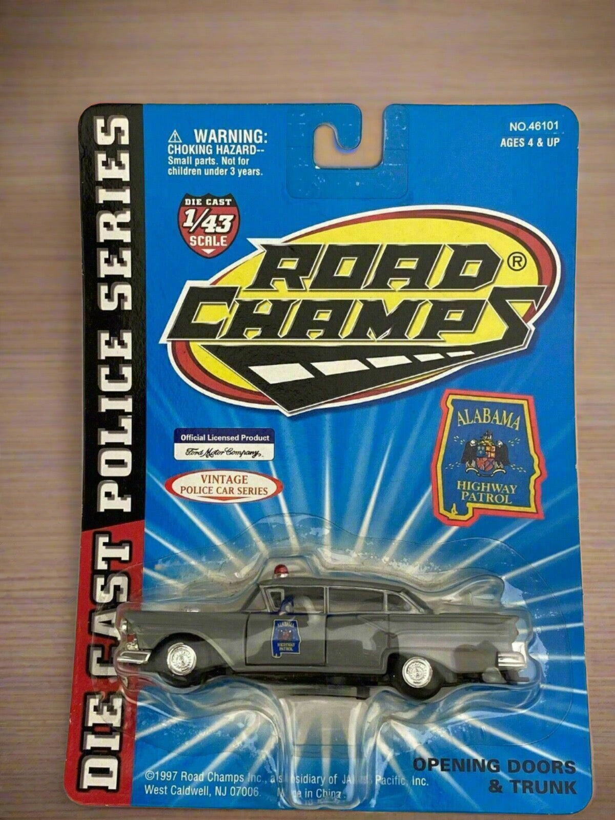 Road Champs 1/43rd scale Alabama HP Highway Patrol Die Cast Car