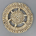 Seashell Doily, Cowry, Puka Trivet