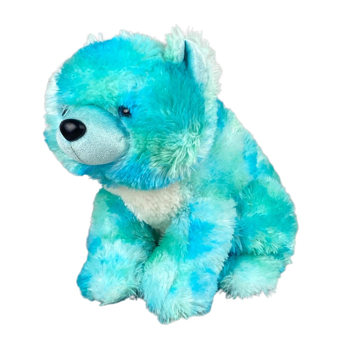 Destination Nation Aurora Blue Bear with Blue Eyes Stuffed Animal 10in