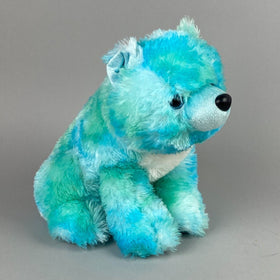 Destination Nation Aurora Blue Bear with Blue Eyes Stuffed Animal 10in