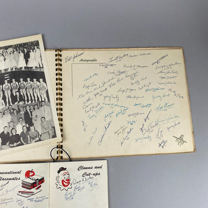 1956 Waldron High School Signed Year Book